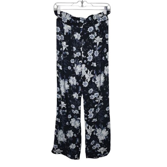 Who What Wear Womens Floral Wide Leg Pants 4 Whimsigoth Boho Cottagecore Spring - Picture 2 of 9